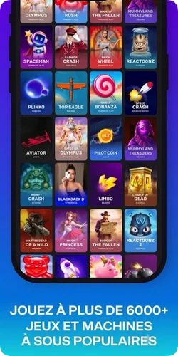 Betriviera Casino, jeux populaires et machines à sous sur l'application