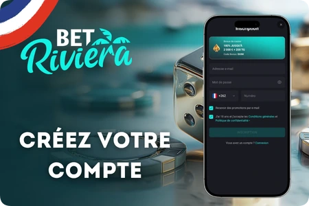 Betriviera Casino France, inscription en ligne étape par étape